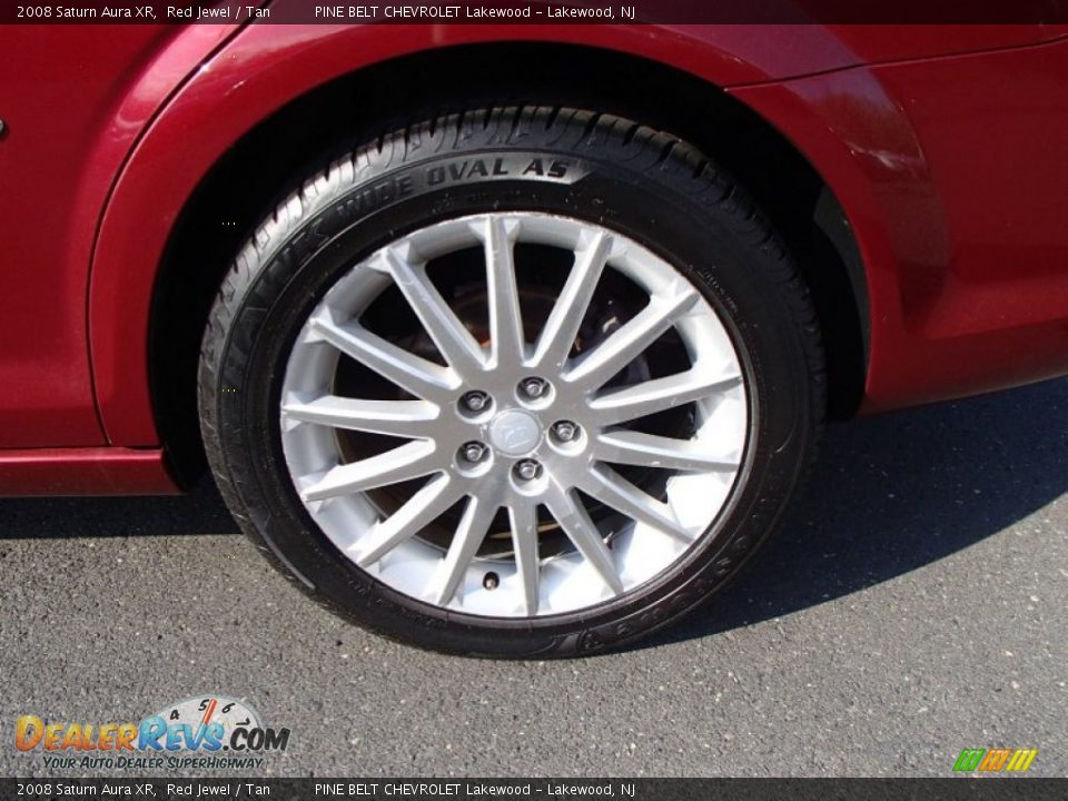 2008 Saturn Aura XR Red Jewel / Tan Photo #8