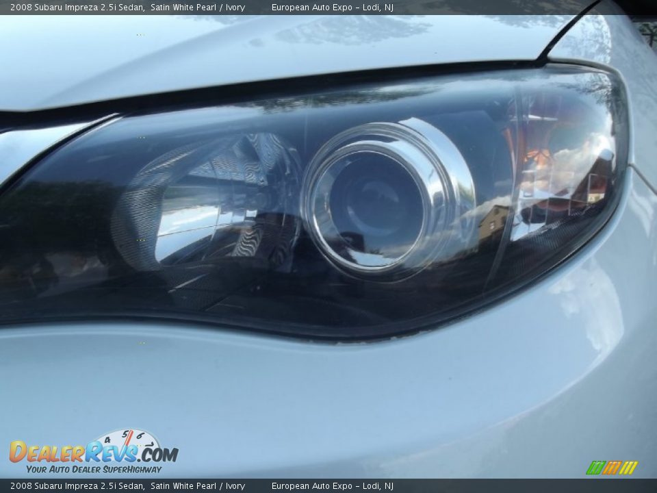 2008 Subaru Impreza 2.5i Sedan Satin White Pearl / Ivory Photo #28