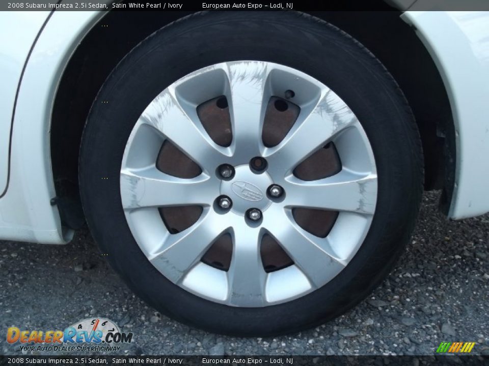 2008 Subaru Impreza 2.5i Sedan Satin White Pearl / Ivory Photo #29