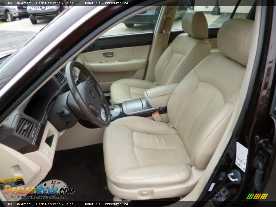 Front Seat of 2008 Kia Amanti  Photo #15