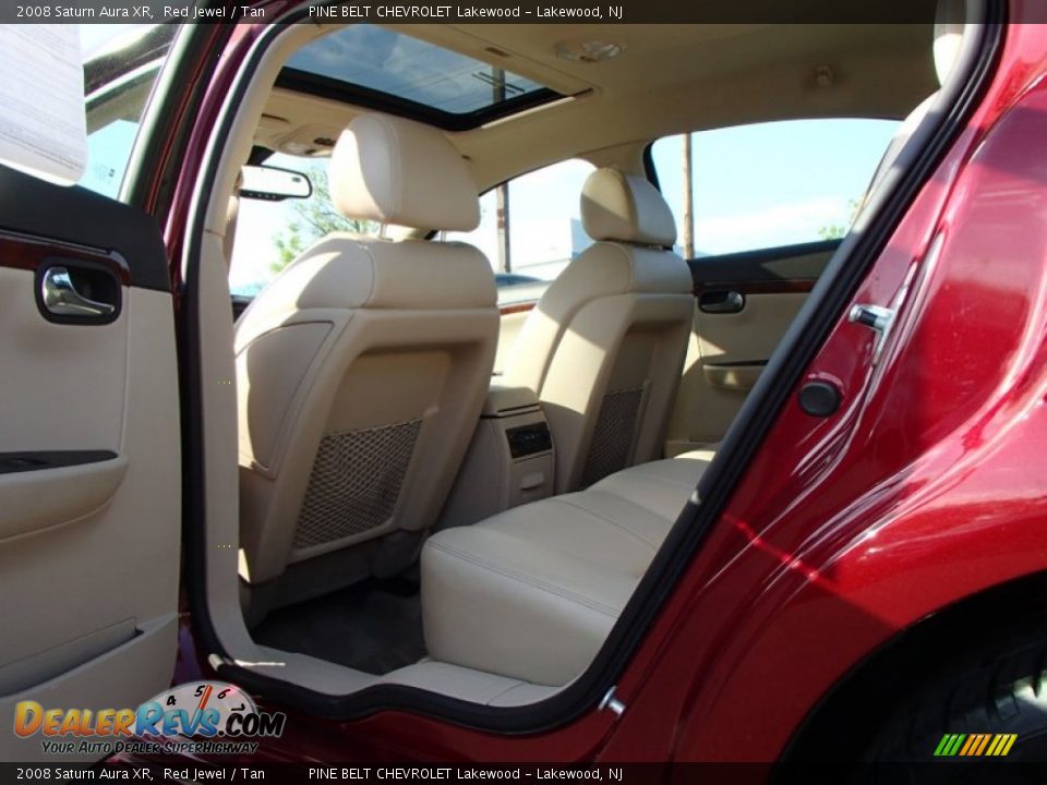 2008 Saturn Aura XR Red Jewel / Tan Photo #12