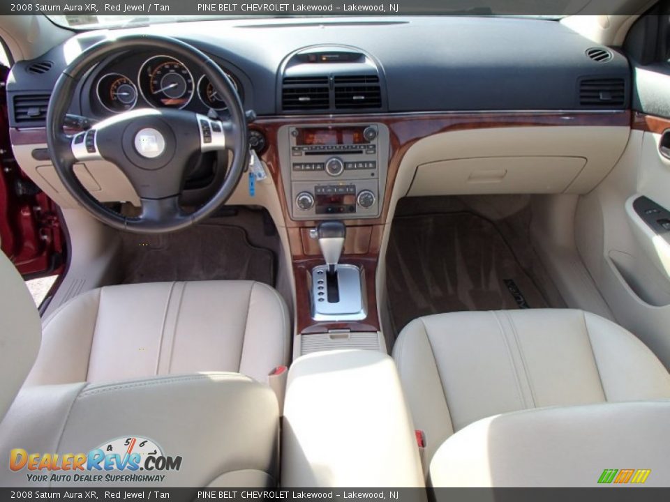 2008 Saturn Aura XR Red Jewel / Tan Photo #13