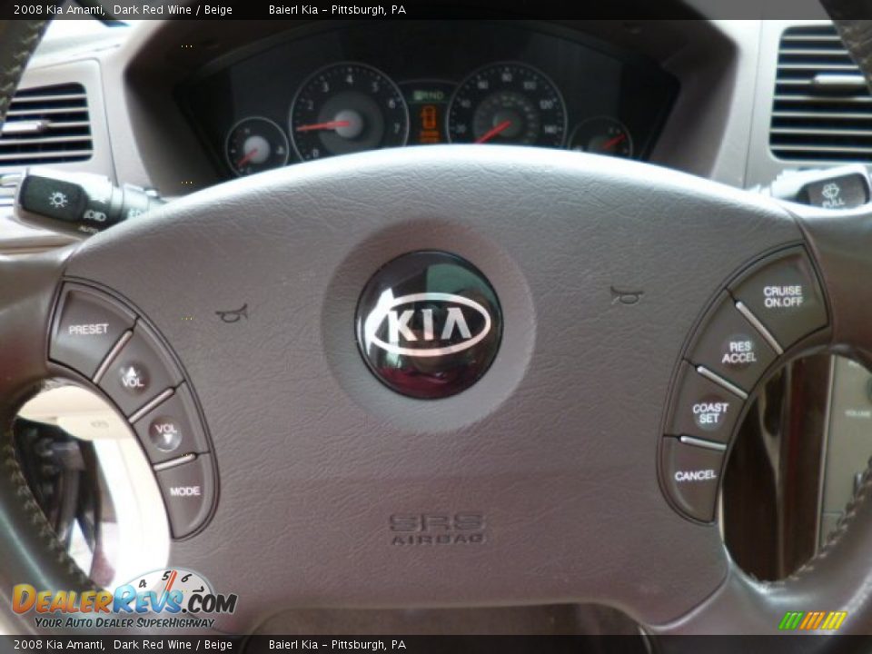 2008 Kia Amanti  Steering Wheel Photo #18