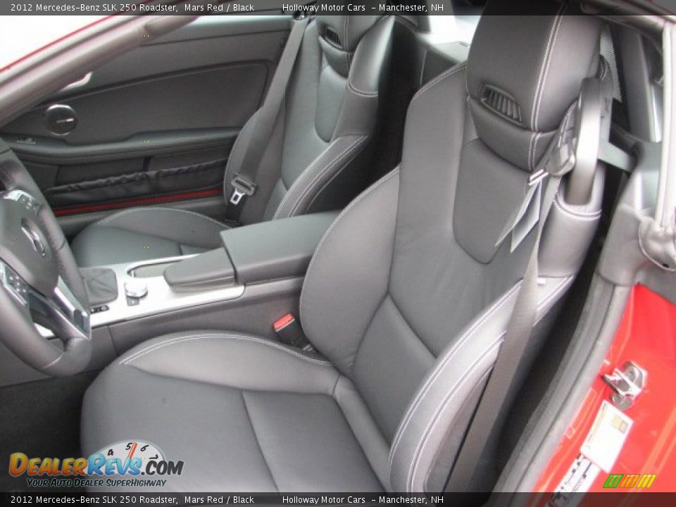 2012 Mercedes-Benz SLK 250 Roadster Mars Red / Black Photo #5
