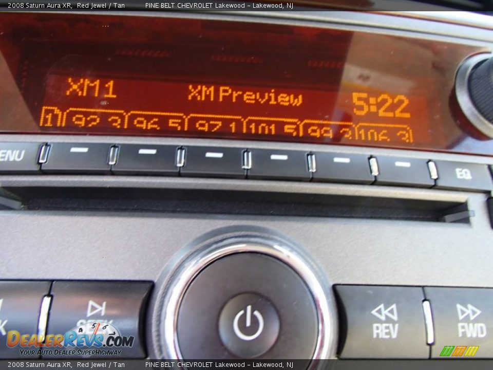 2008 Saturn Aura XR Red Jewel / Tan Photo #16