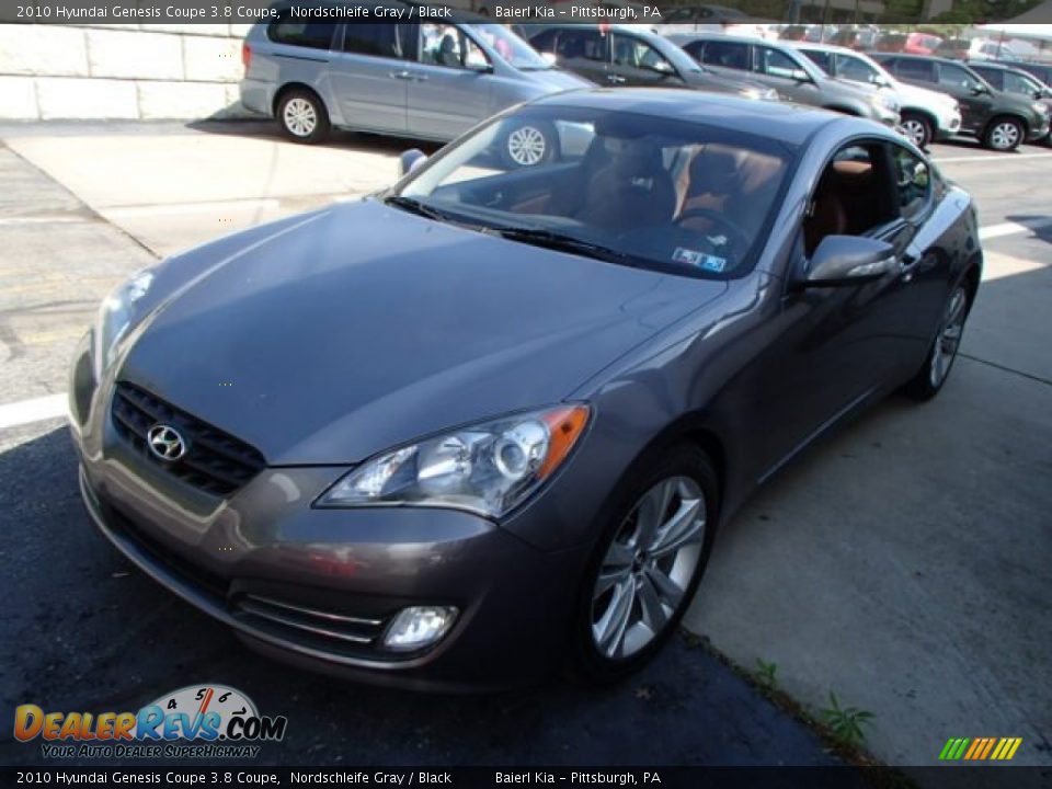 2010 Hyundai Genesis Coupe 3.8 Coupe Nordschleife Gray / Black Photo #3