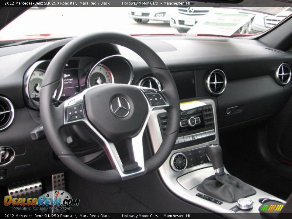 2012 Mercedes-Benz SLK 250 Roadster Mars Red / Black Photo #11