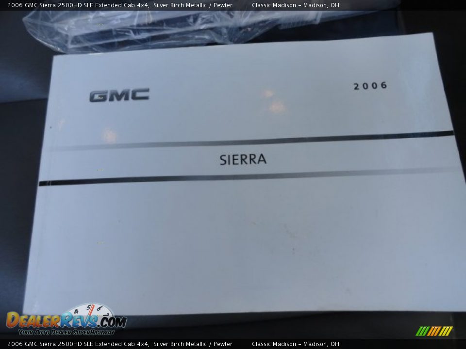 2006 GMC Sierra 2500HD SLE Extended Cab 4x4 Silver Birch Metallic / Pewter Photo #12