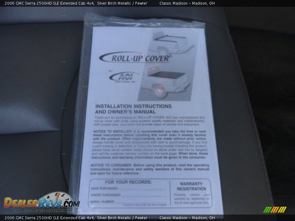 2006 GMC Sierra 2500HD SLE Extended Cab 4x4 Silver Birch Metallic / Pewter Photo #13