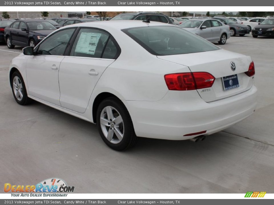 2013 Volkswagen Jetta TDI Sedan Candy White / Titan Black Photo #6
