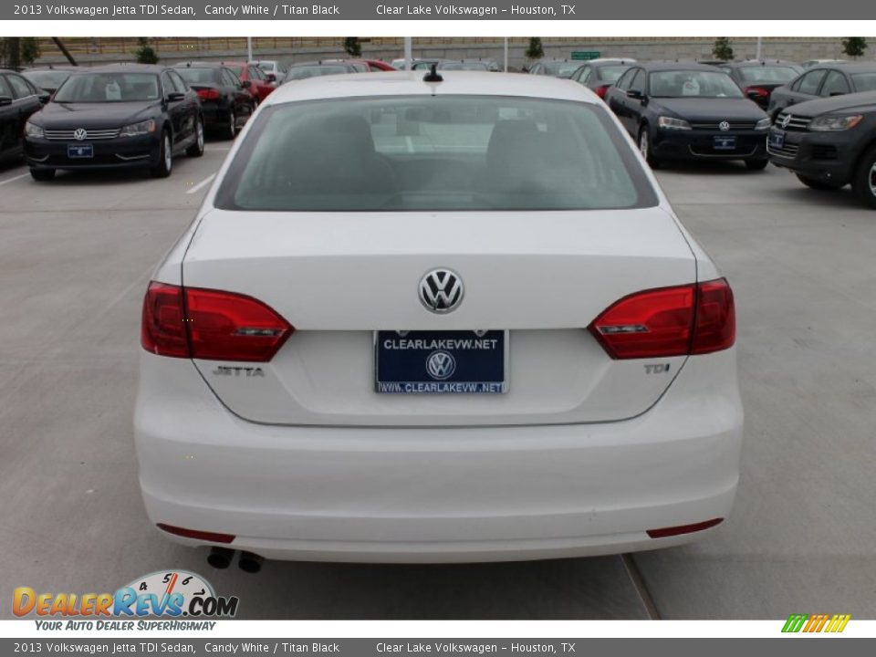 2013 Volkswagen Jetta TDI Sedan Candy White / Titan Black Photo #7
