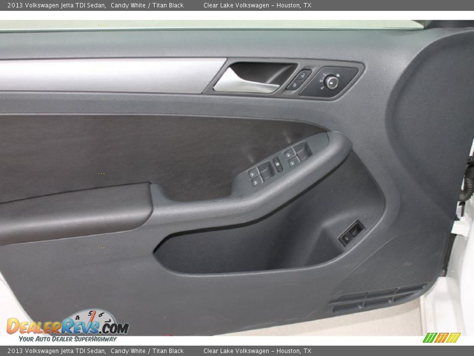 2013 Volkswagen Jetta TDI Sedan Candy White / Titan Black Photo #11