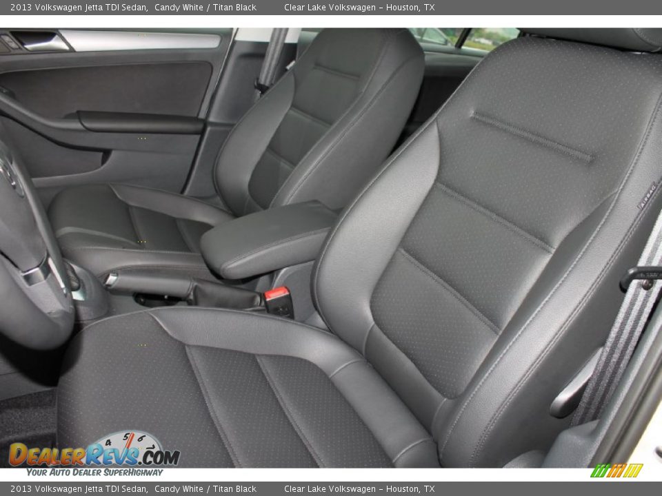 2013 Volkswagen Jetta TDI Sedan Candy White / Titan Black Photo #13