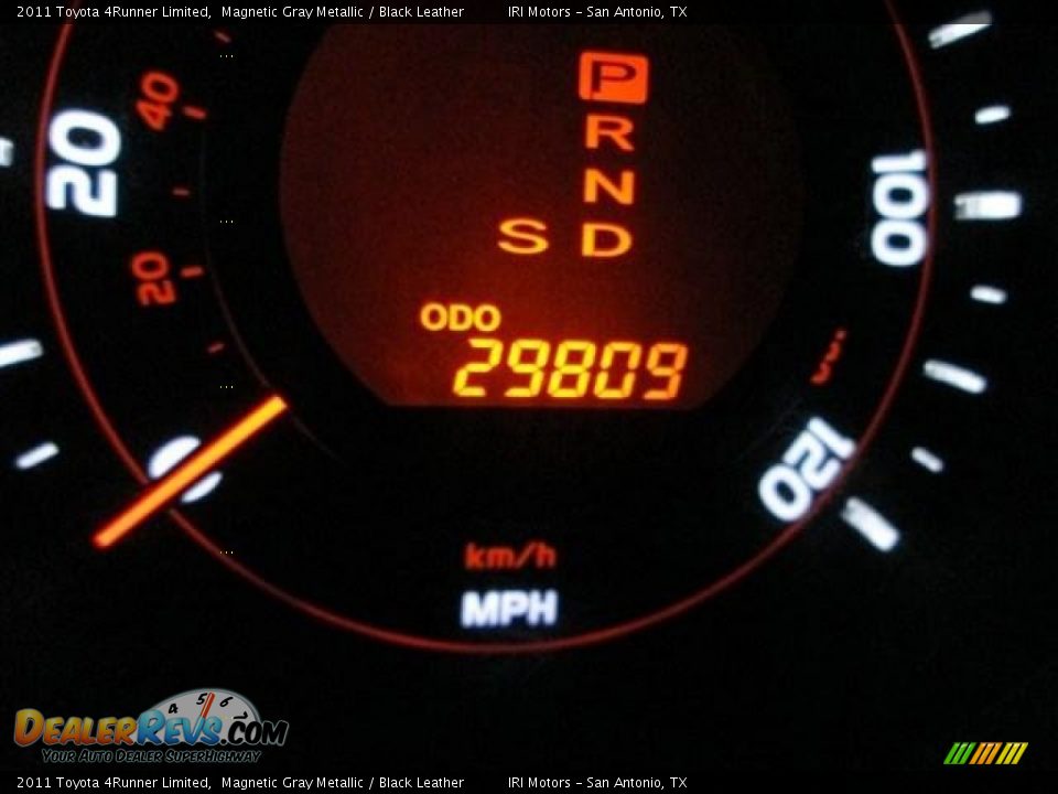 2011 Toyota 4Runner Limited Magnetic Gray Metallic / Black Leather Photo #12