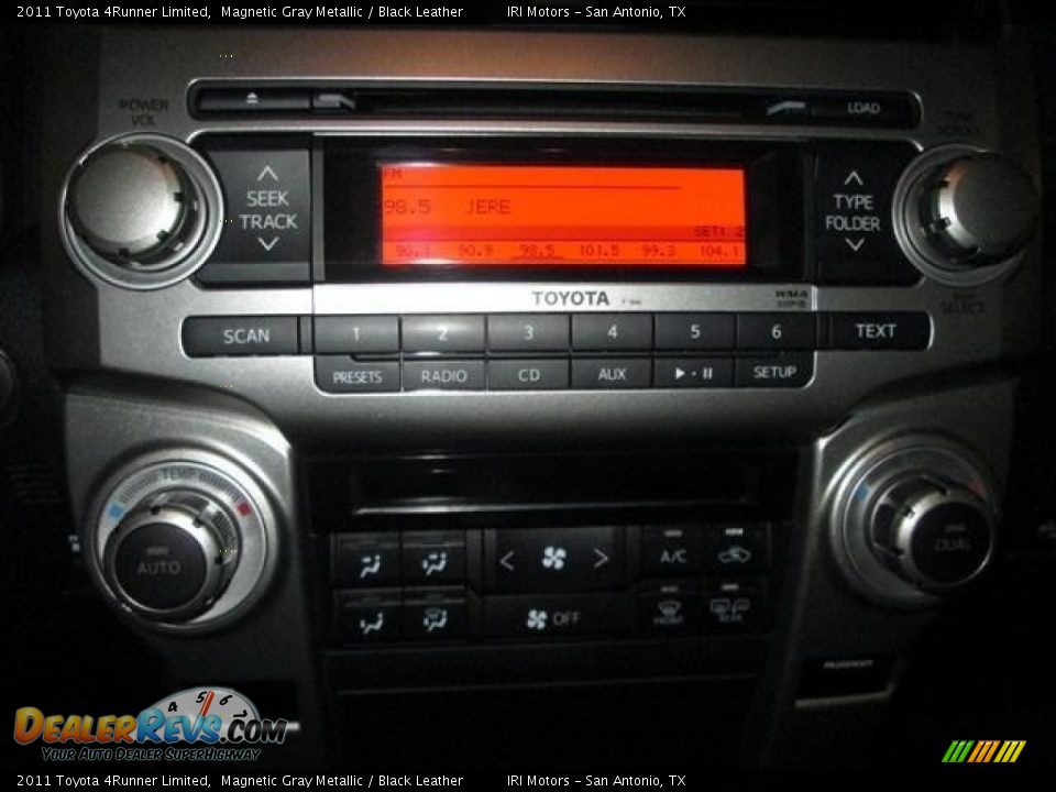2011 Toyota 4Runner Limited Magnetic Gray Metallic / Black Leather Photo #14