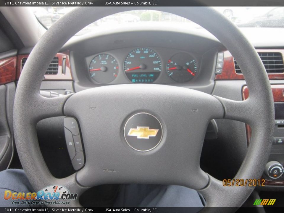 2011 Chevrolet Impala LS Silver Ice Metallic / Gray Photo #21