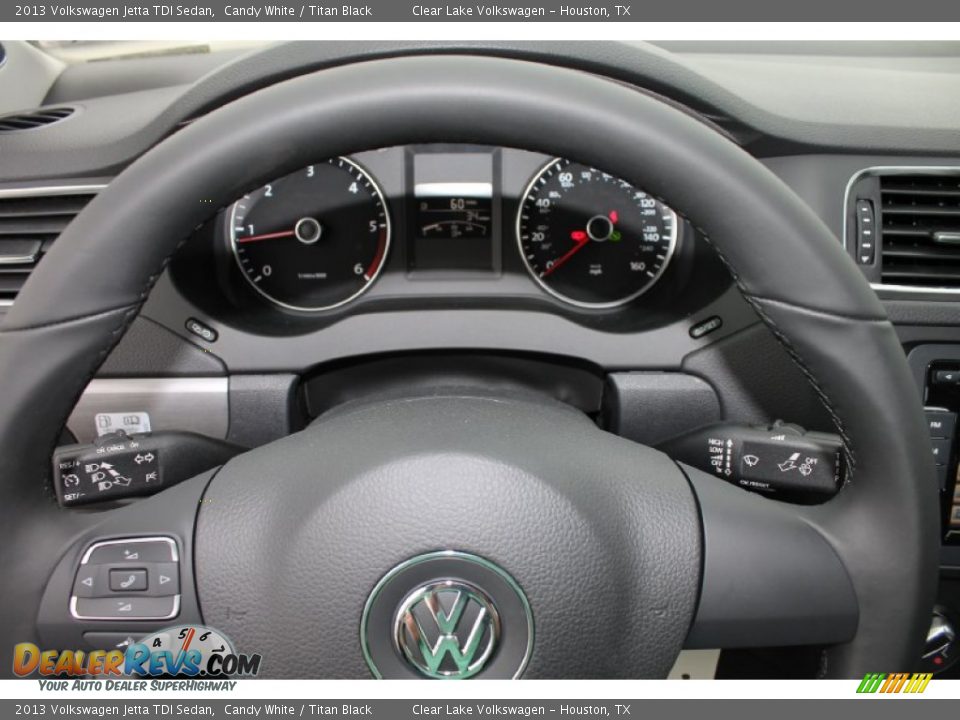 2013 Volkswagen Jetta TDI Sedan Candy White / Titan Black Photo #26