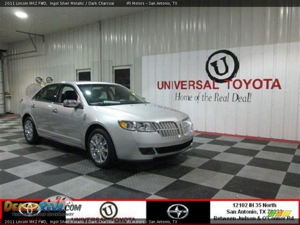 2011 Lincoln MKZ FWD Ingot Silver Metallic / Dark Charcoal Photo #1
