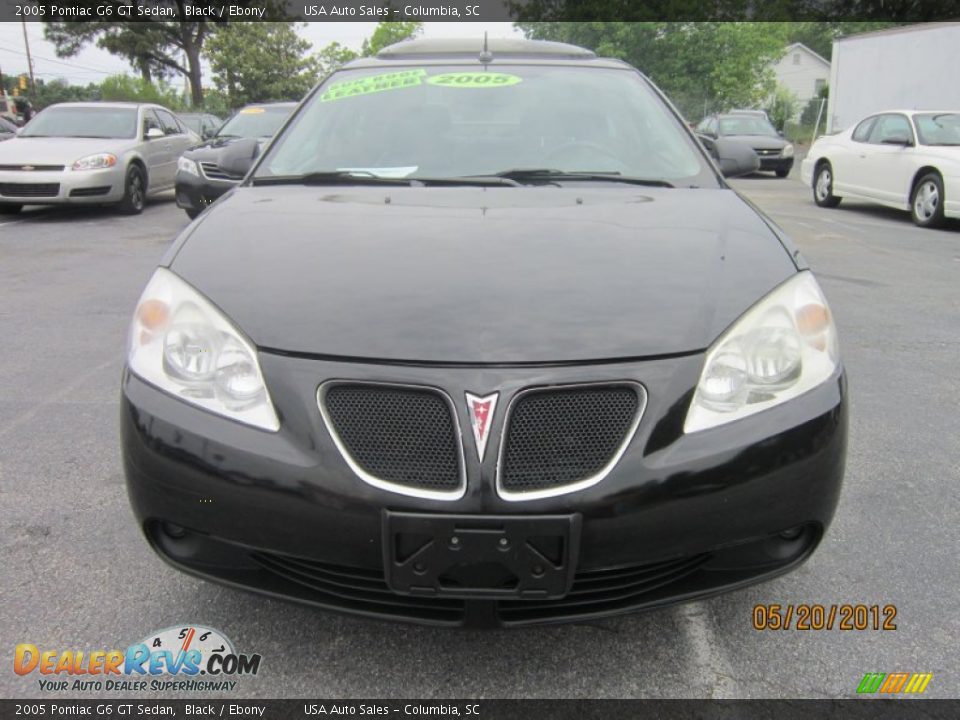 2005 Pontiac G6 GT Sedan Black / Ebony Photo #1