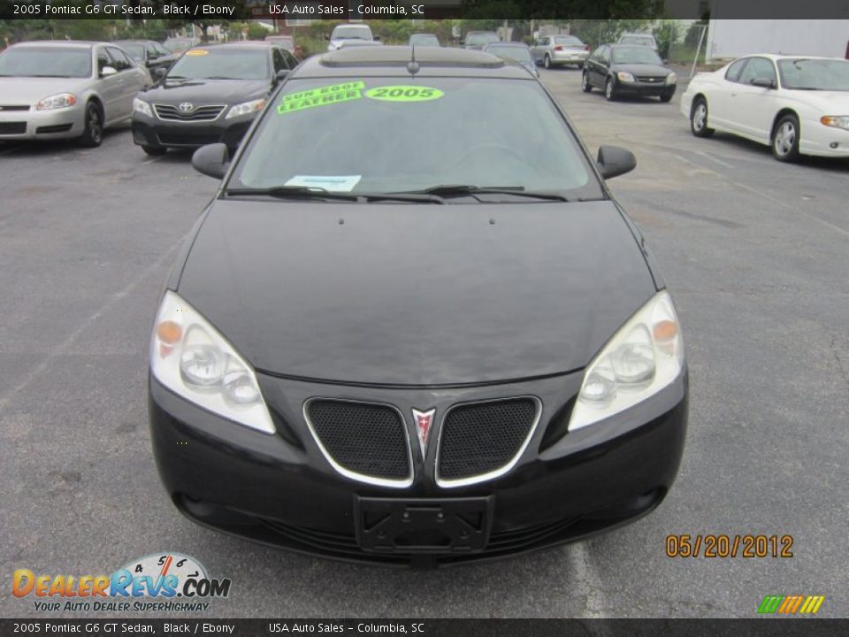 2005 Pontiac G6 GT Sedan Black / Ebony Photo #2