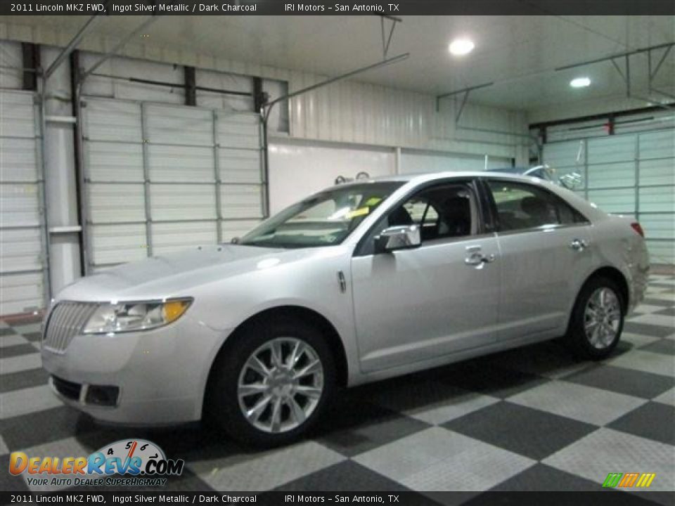 2011 Lincoln MKZ FWD Ingot Silver Metallic / Dark Charcoal Photo #4