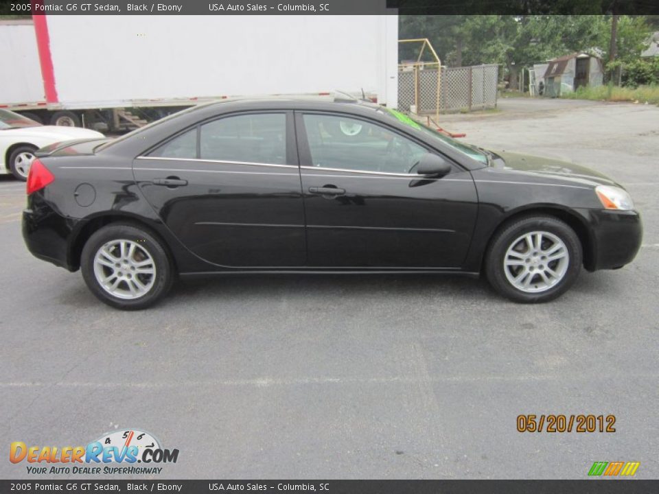 2005 Pontiac G6 GT Sedan Black / Ebony Photo #3