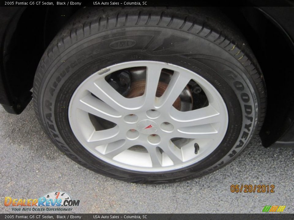 2005 Pontiac G6 GT Sedan Black / Ebony Photo #5