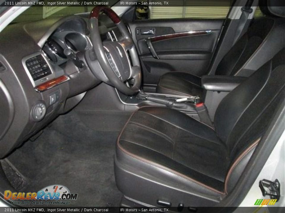 2011 Lincoln MKZ FWD Ingot Silver Metallic / Dark Charcoal Photo #10