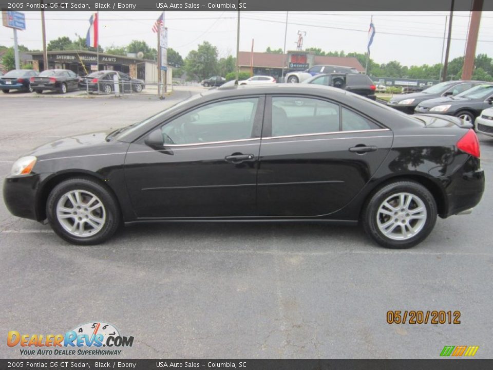 2005 Pontiac G6 GT Sedan Black / Ebony Photo #7
