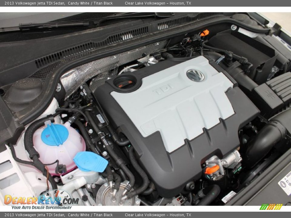2013 Volkswagen Jetta TDI Sedan Candy White / Titan Black Photo #36