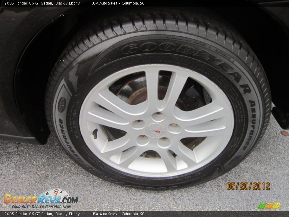 2005 Pontiac G6 GT Sedan Black / Ebony Photo #8