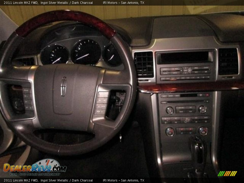 2011 Lincoln MKZ FWD Ingot Silver Metallic / Dark Charcoal Photo #13
