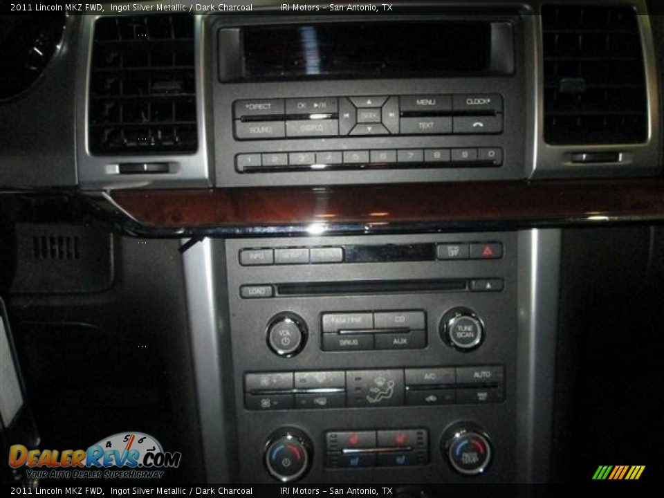 2011 Lincoln MKZ FWD Ingot Silver Metallic / Dark Charcoal Photo #14