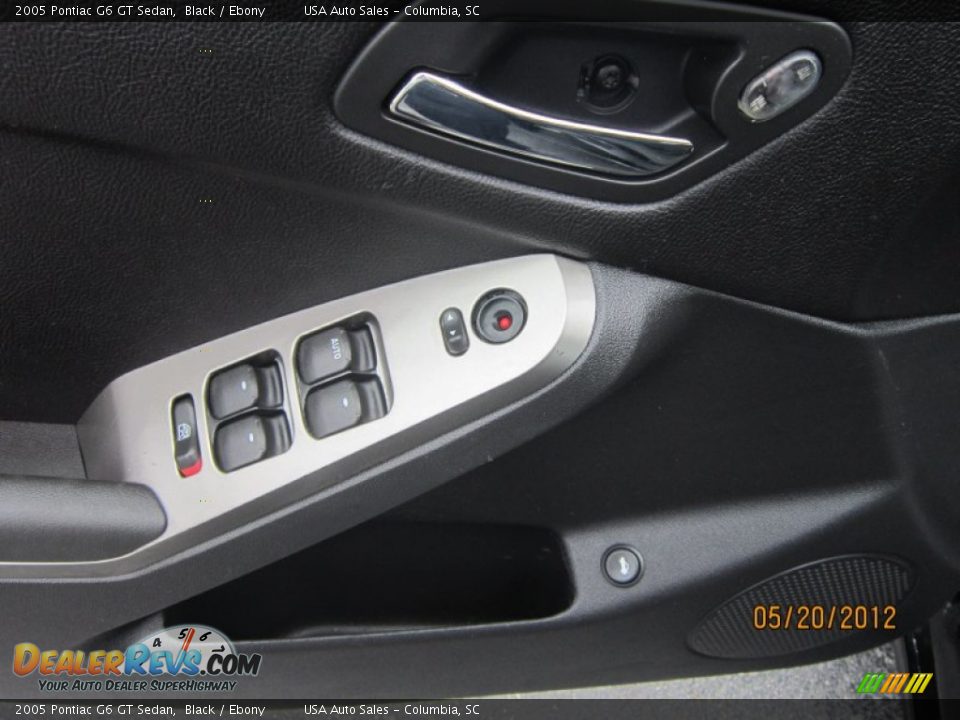 2005 Pontiac G6 GT Sedan Black / Ebony Photo #11