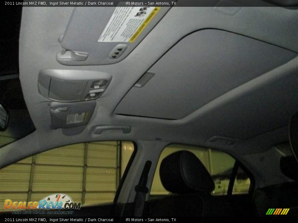 2011 Lincoln MKZ FWD Ingot Silver Metallic / Dark Charcoal Photo #16