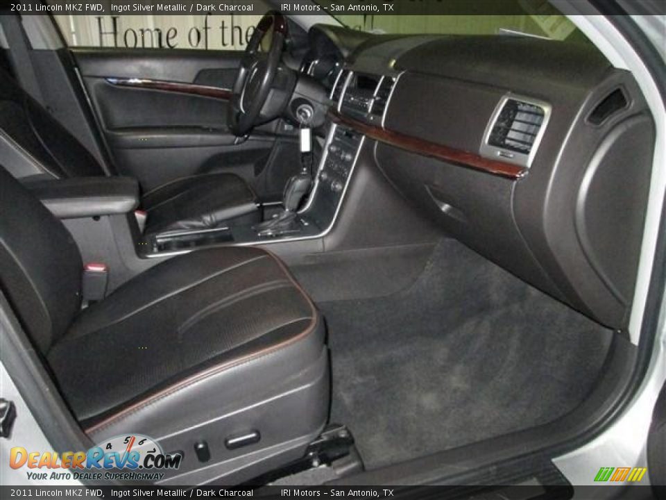 2011 Lincoln MKZ FWD Ingot Silver Metallic / Dark Charcoal Photo #17