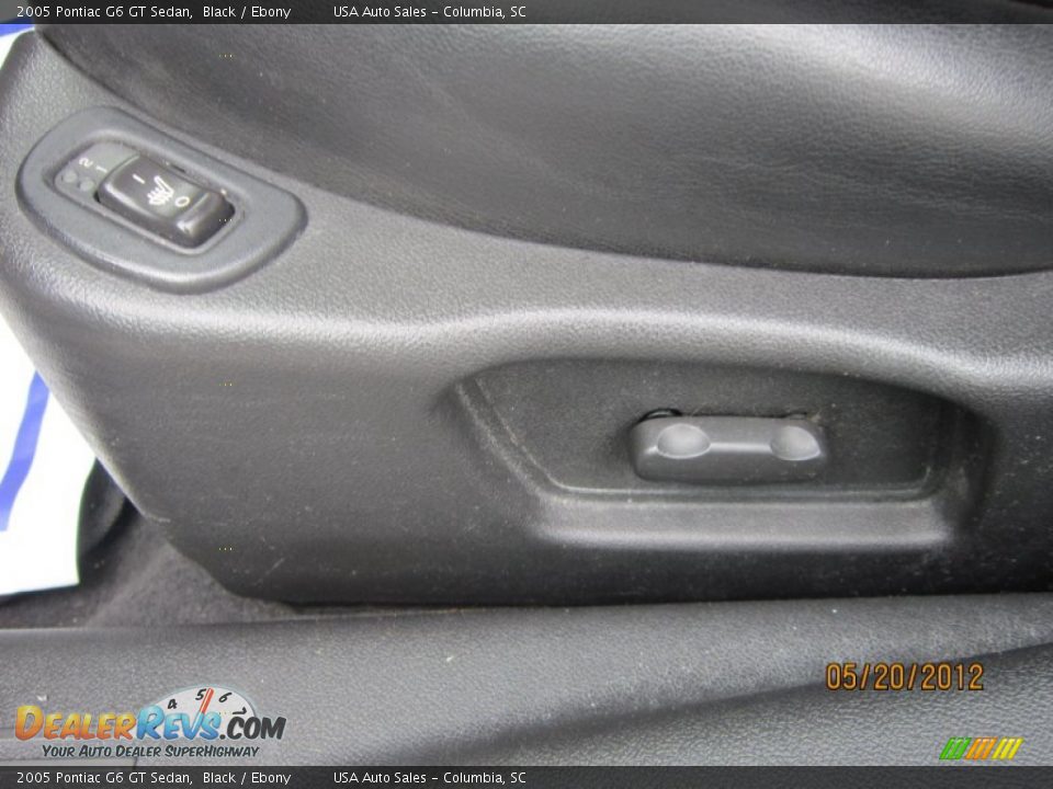 2005 Pontiac G6 GT Sedan Black / Ebony Photo #13