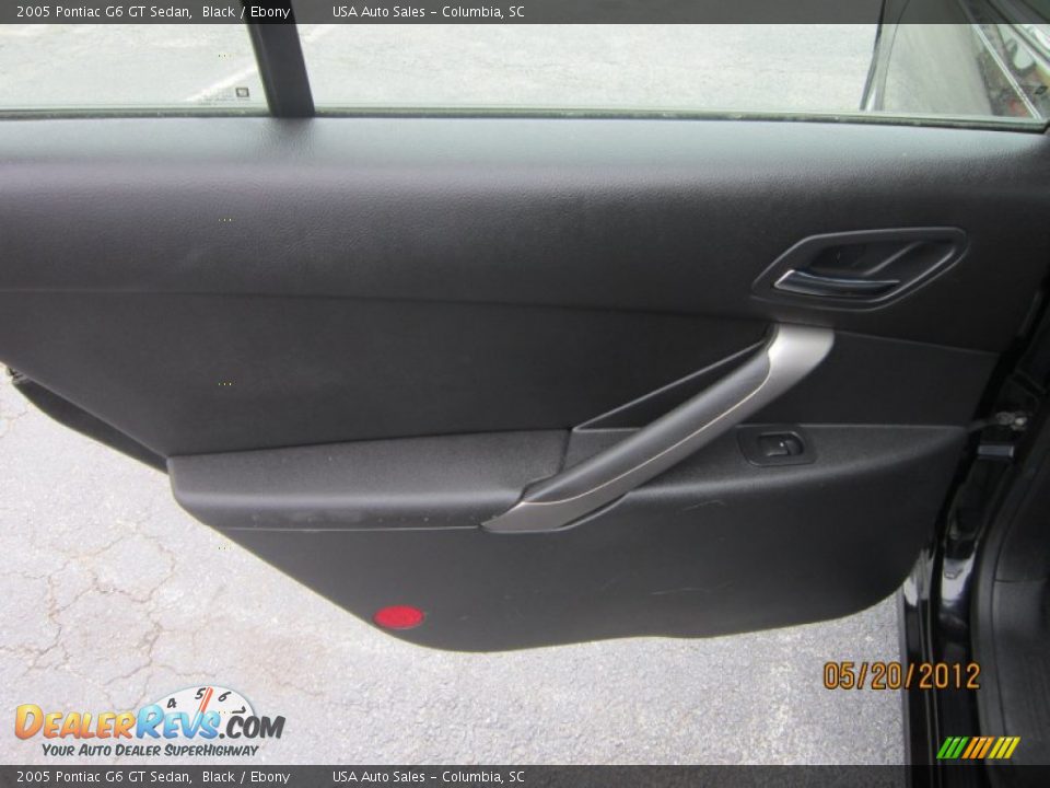 2005 Pontiac G6 GT Sedan Black / Ebony Photo #14
