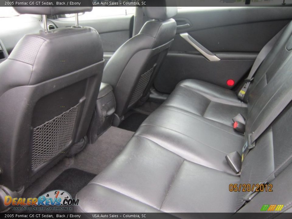 2005 Pontiac G6 GT Sedan Black / Ebony Photo #15