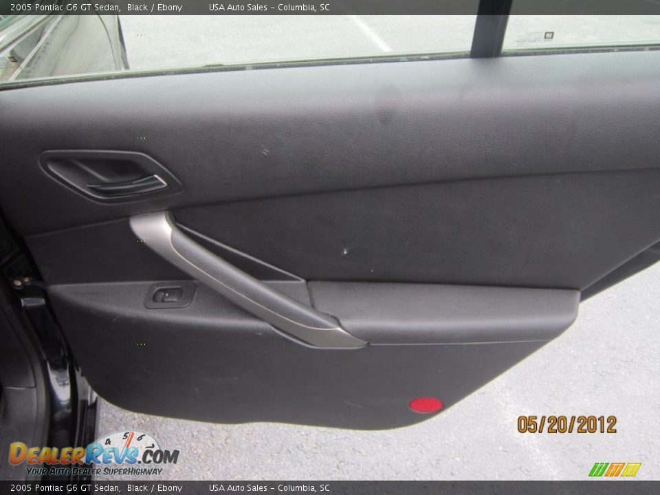 2005 Pontiac G6 GT Sedan Black / Ebony Photo #18