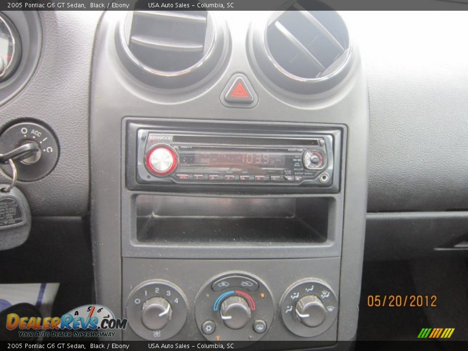 2005 Pontiac G6 GT Sedan Black / Ebony Photo #21