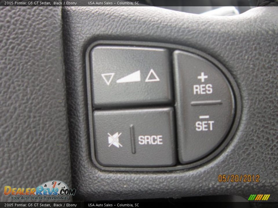 2005 Pontiac G6 GT Sedan Black / Ebony Photo #24