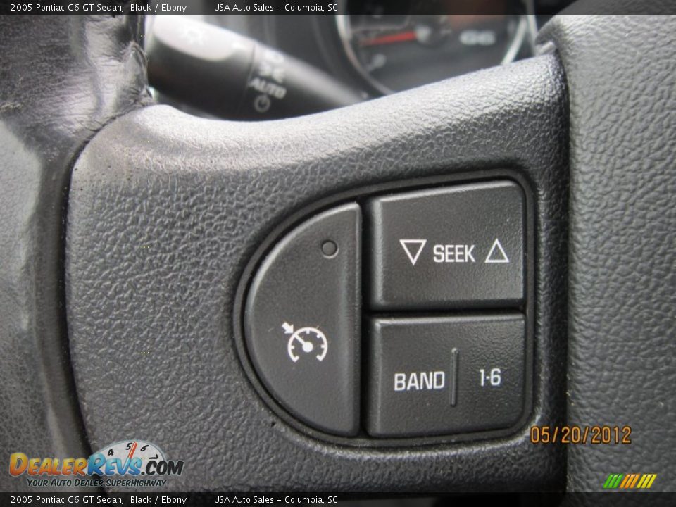 2005 Pontiac G6 GT Sedan Black / Ebony Photo #25