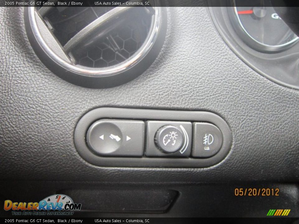 2005 Pontiac G6 GT Sedan Black / Ebony Photo #26