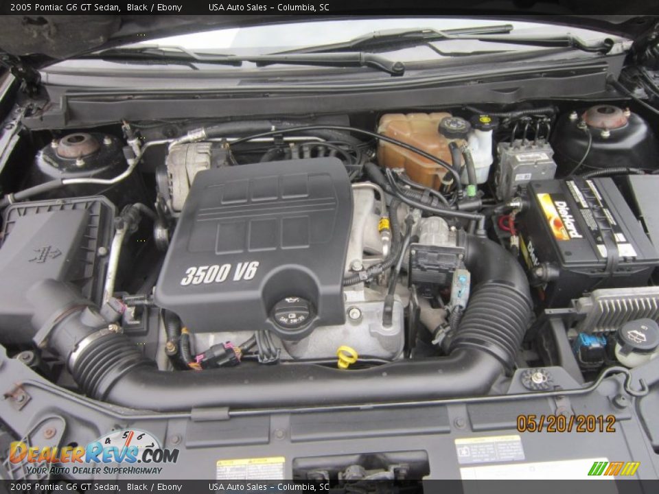 2005 Pontiac G6 GT Sedan Black / Ebony Photo #29
