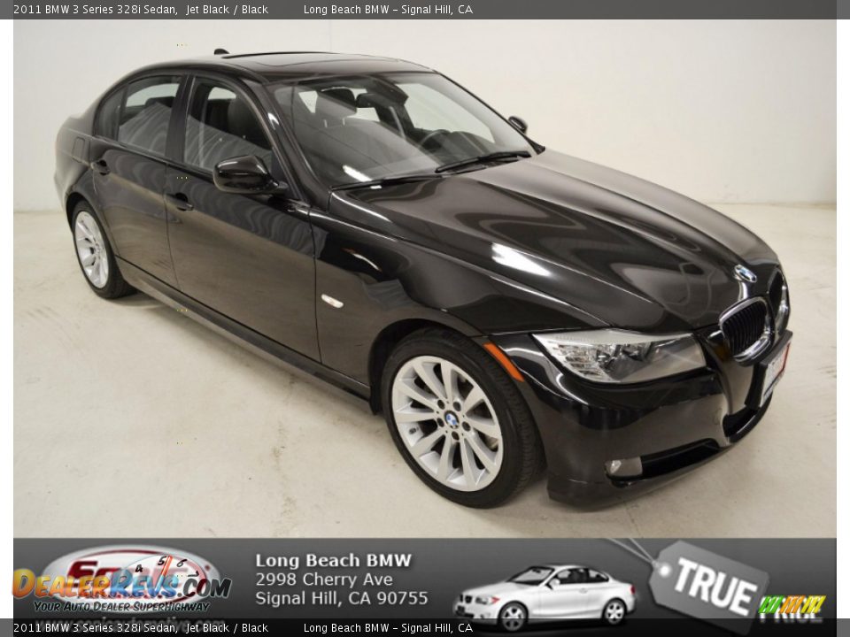 2011 BMW 3 Series 328i Sedan Jet Black / Black Photo #1