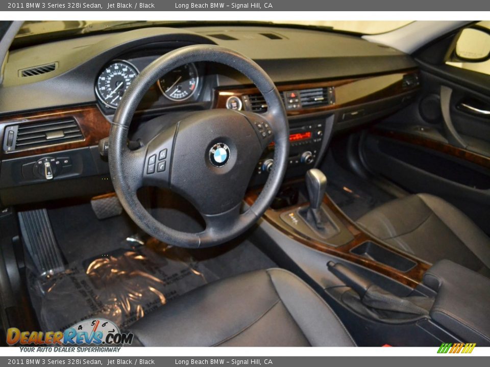 Black Interior - 2011 BMW 3 Series 328i Sedan Photo #9
