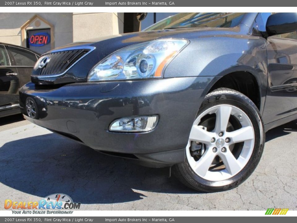 2007 Lexus RX 350 Flint Gray Mica / Light Gray Photo #2