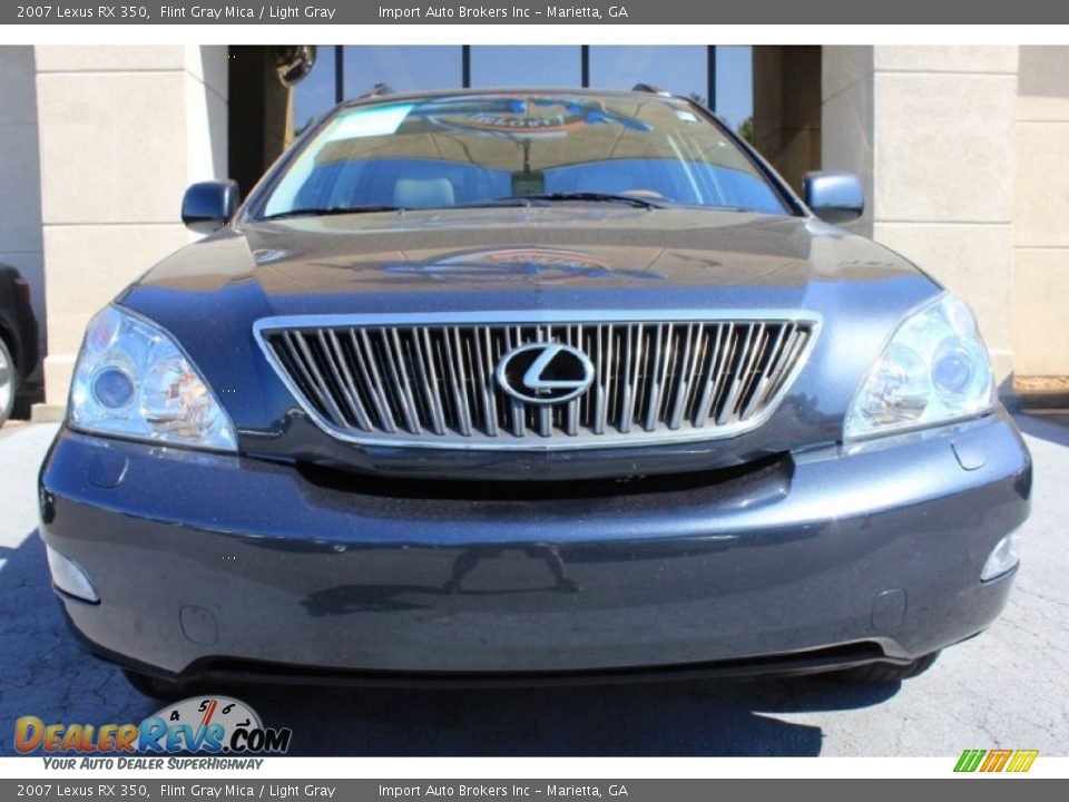 2007 Lexus RX 350 Flint Gray Mica / Light Gray Photo #3