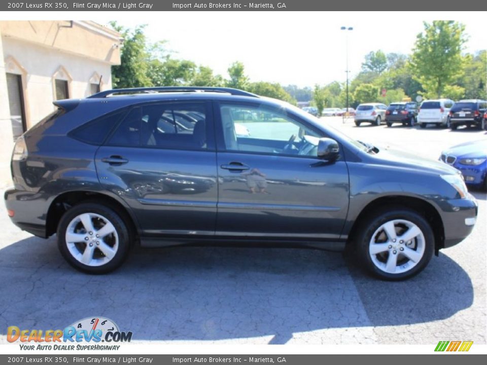 2007 Lexus RX 350 Flint Gray Mica / Light Gray Photo #6